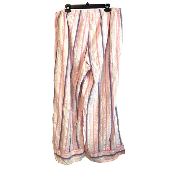 Aerie PJs Womens Off-Duty Poplin Trouser Pajamas Sleepwear Size XL Raspberry NWT - Picture 16 of 16